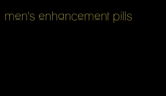 men's enhancement pills