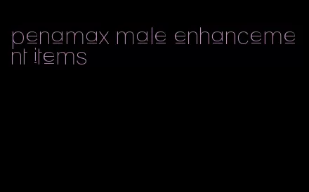 penamax male enhancement items