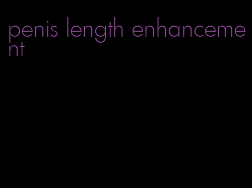 penis length enhancement