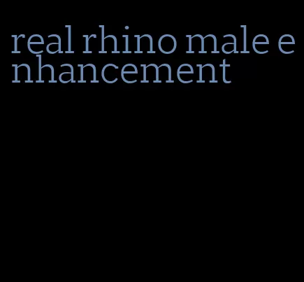 real rhino male enhancement