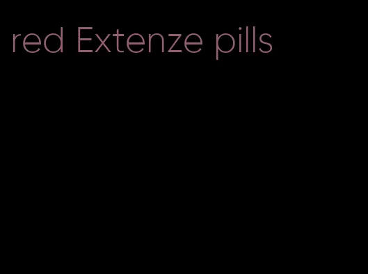 red Extenze pills