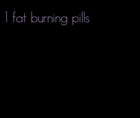 1 fat burning pills