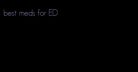 best meds for ED