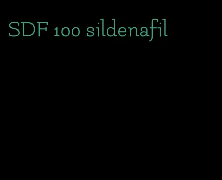 SDF 100 sildenafil