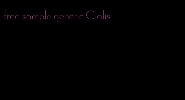 free sample generic Cialis