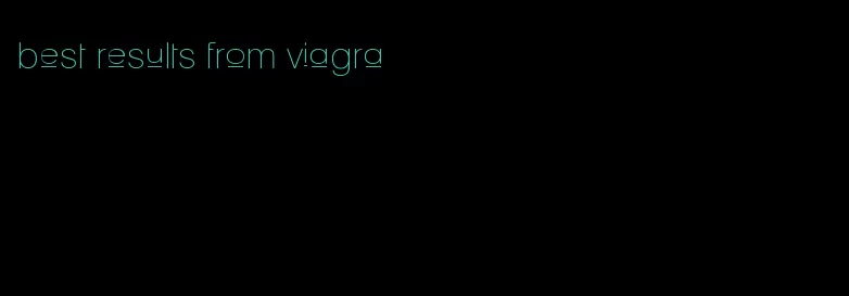 best results from viagra
