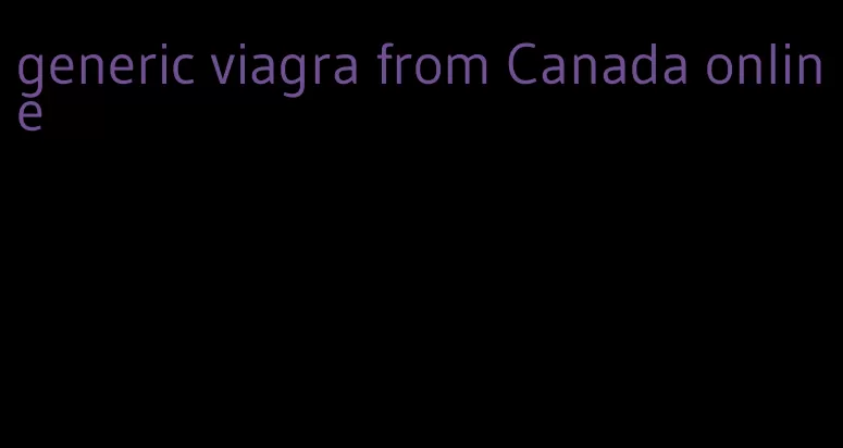 generic viagra from Canada online