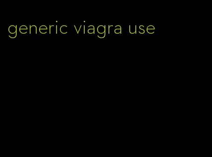 generic viagra use