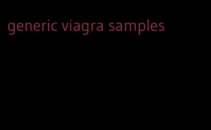 generic viagra samples