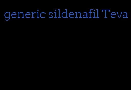 generic sildenafil Teva