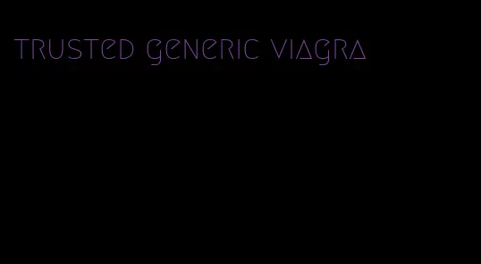 trusted generic viagra