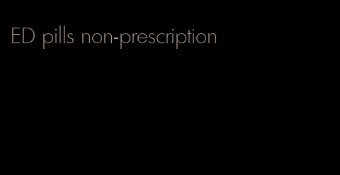 ED pills non-prescription
