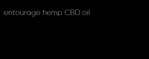entourage hemp CBD oil