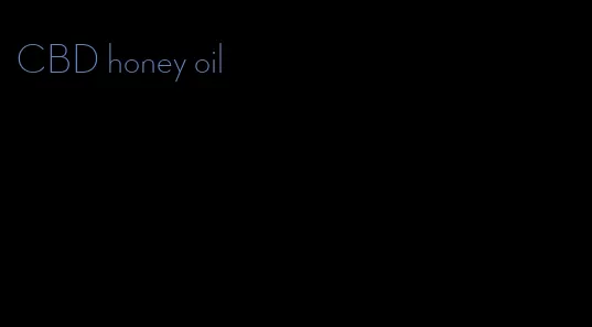 CBD honey oil
