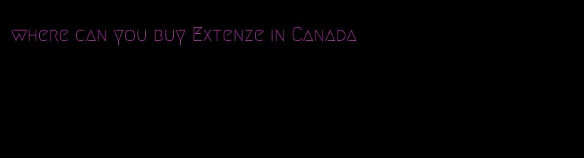 where can you buy Extenze in Canada