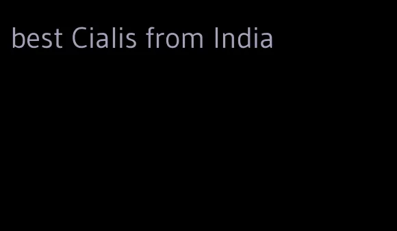 best Cialis from India
