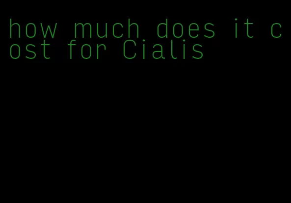 how much does it cost for Cialis