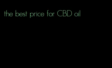 the best price for CBD oil