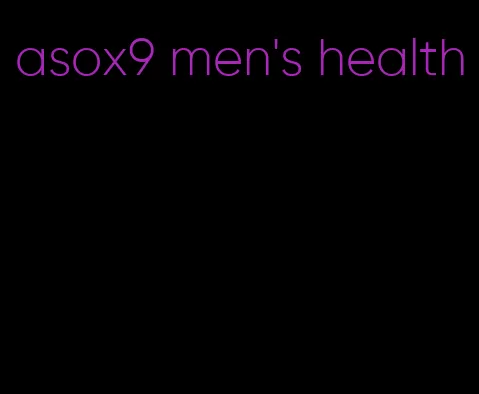 asox9 men's health