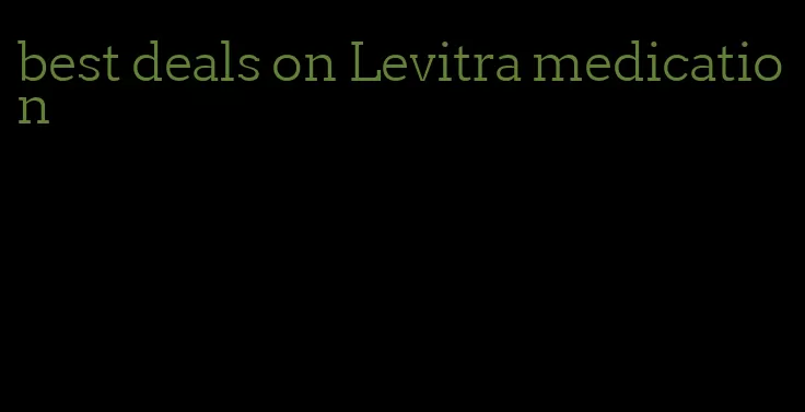 best deals on Levitra medication