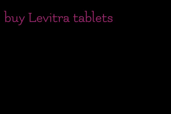 buy Levitra tablets
