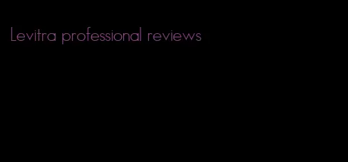 Levitra professional reviews