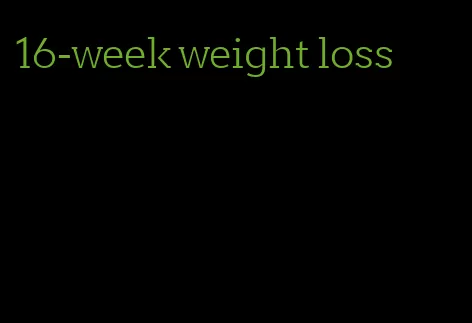 16-week weight loss