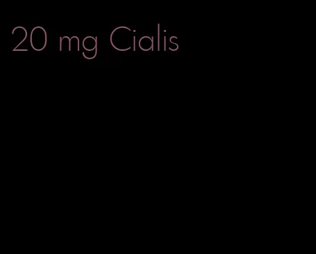 20 mg Cialis