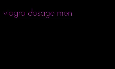 viagra dosage men