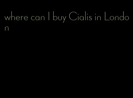 where can I buy Cialis in London