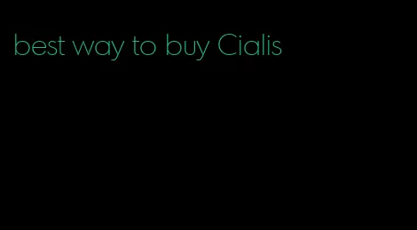 best way to buy Cialis