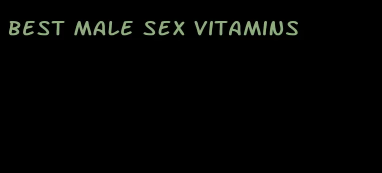 best male sex vitamins