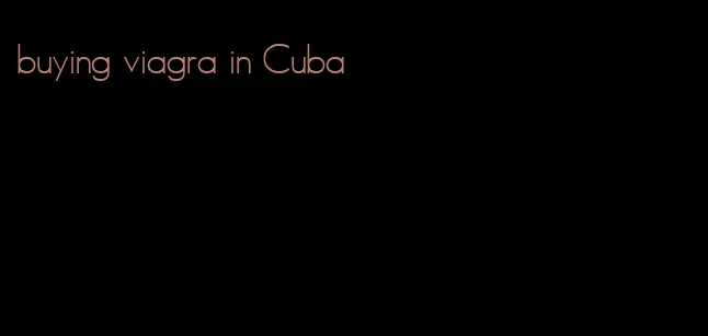 buying viagra in Cuba