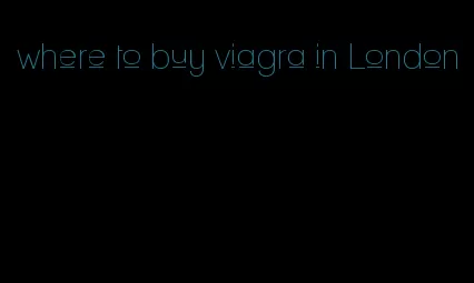 where to buy viagra in London