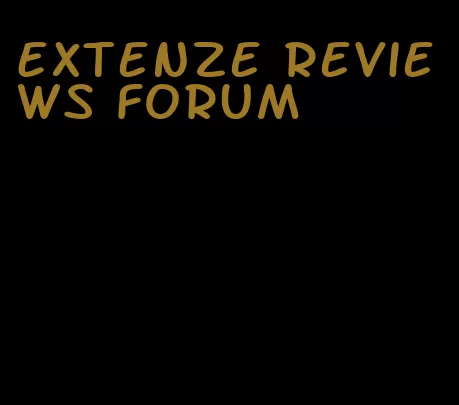 Extenze reviews forum