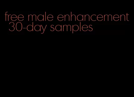 free male enhancement 30-day samples