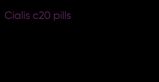 Cialis c20 pills