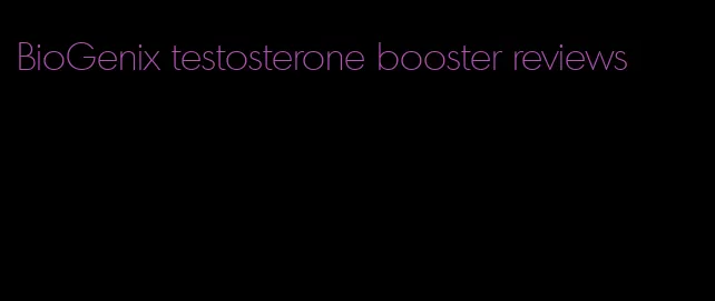 BioGenix testosterone booster reviews