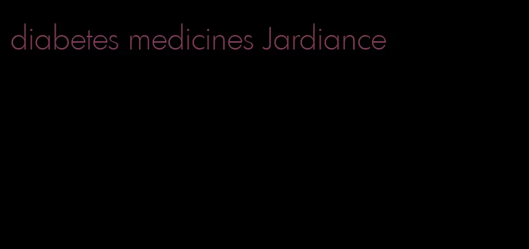diabetes medicines Jardiance