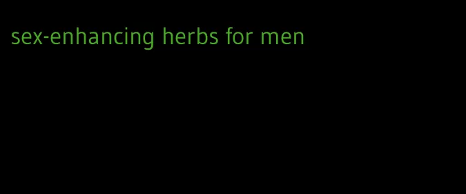 sex-enhancing herbs for men