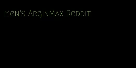 men's ArginMax Reddit