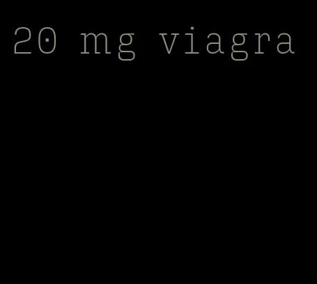 20 mg viagra
