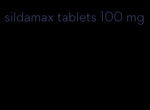 sildamax tablets 100 mg