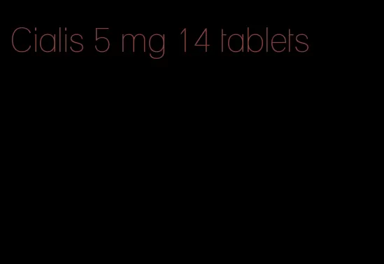 Cialis 5 mg 14 tablets