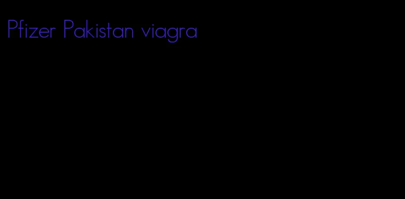 Pfizer Pakistan viagra