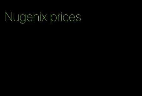 Nugenix prices