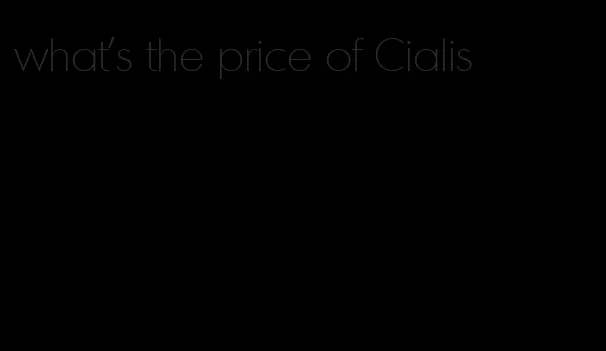 what's the price of Cialis