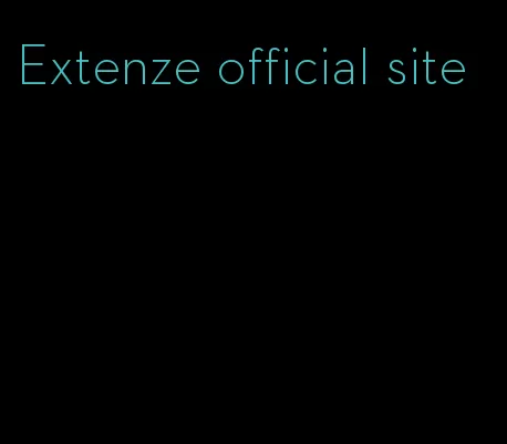 Extenze official site