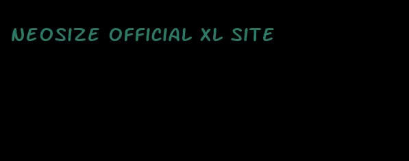 neosize official xl site
