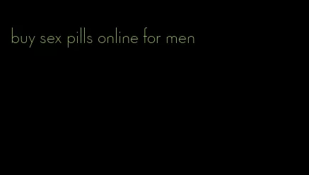 buy sex pills online for men